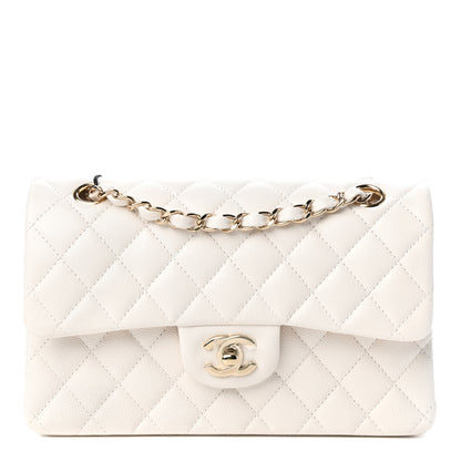 Chanel Caviar Quilted Small Double Flap White 1 of 11