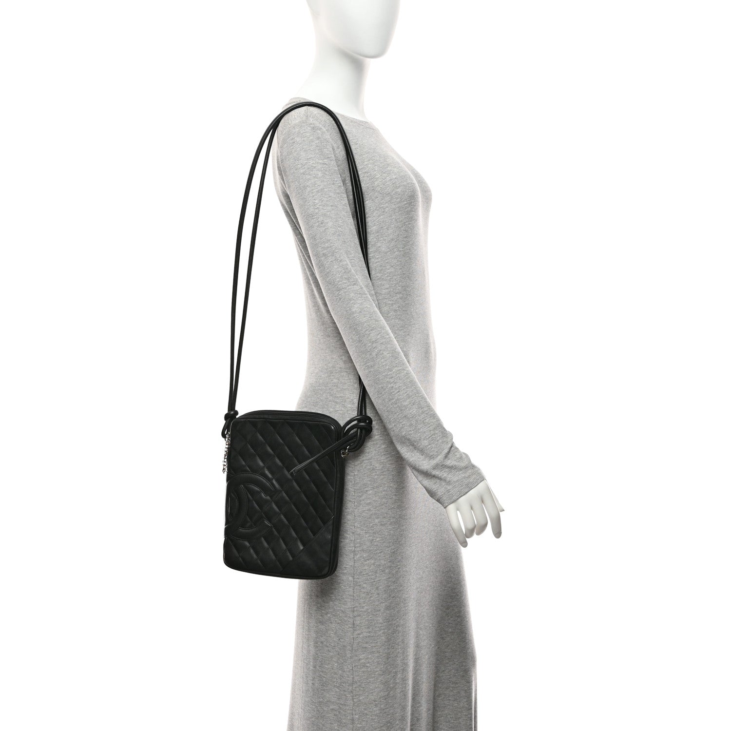 Chanel Calfskin Quilted Medium Cambon Messenger Black 2 of 10