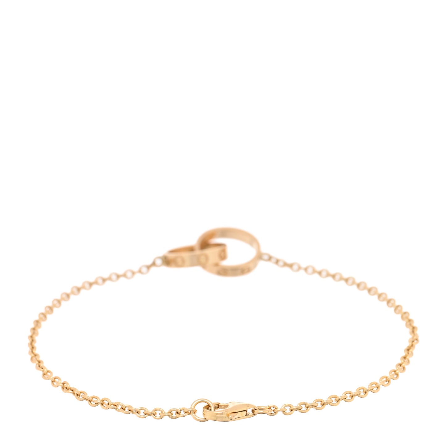 18K Yellow Gold Interlocking LOVE Bracelet