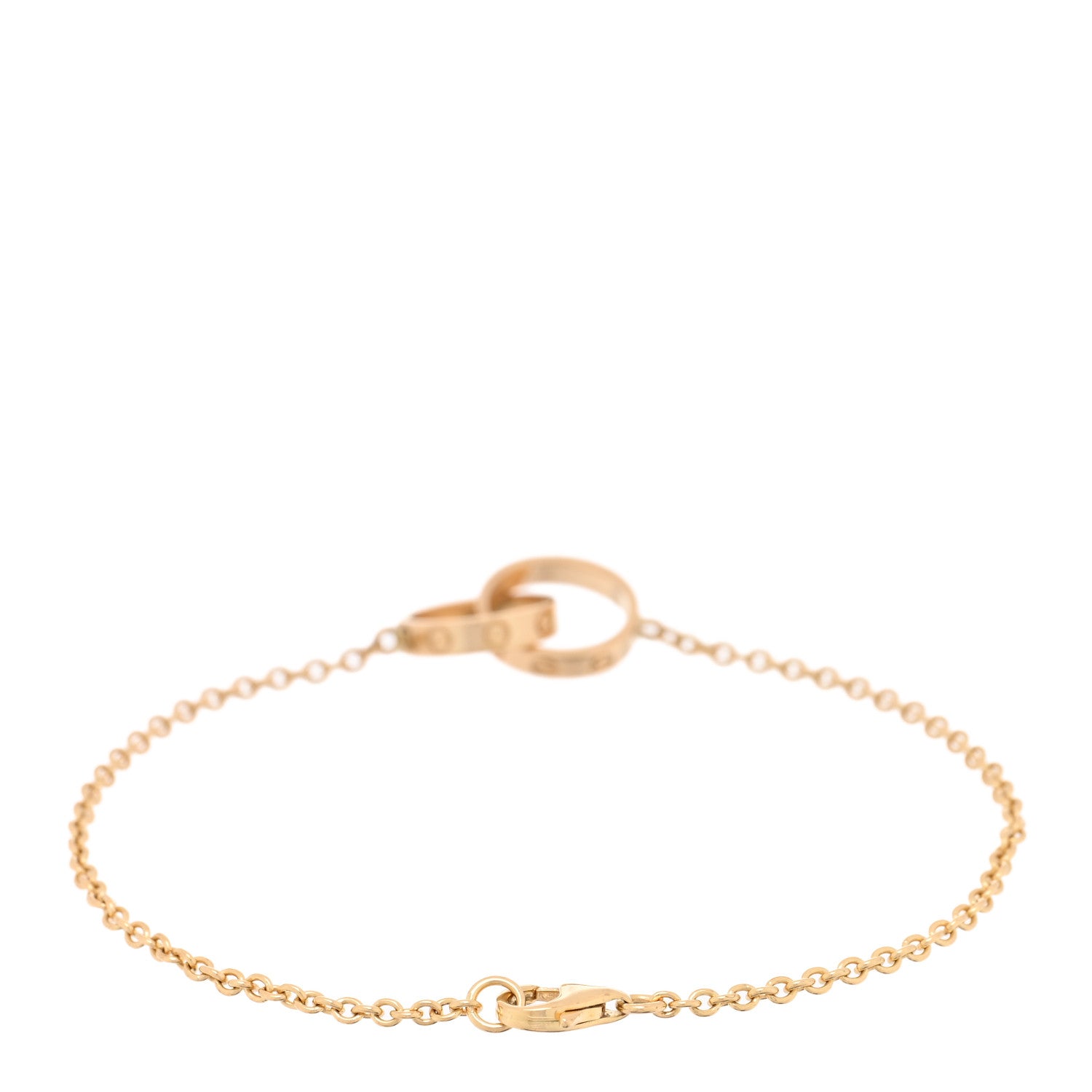 Cartier 18K Yellow Gold Interlocking LOVE Bracelet 2 of 3