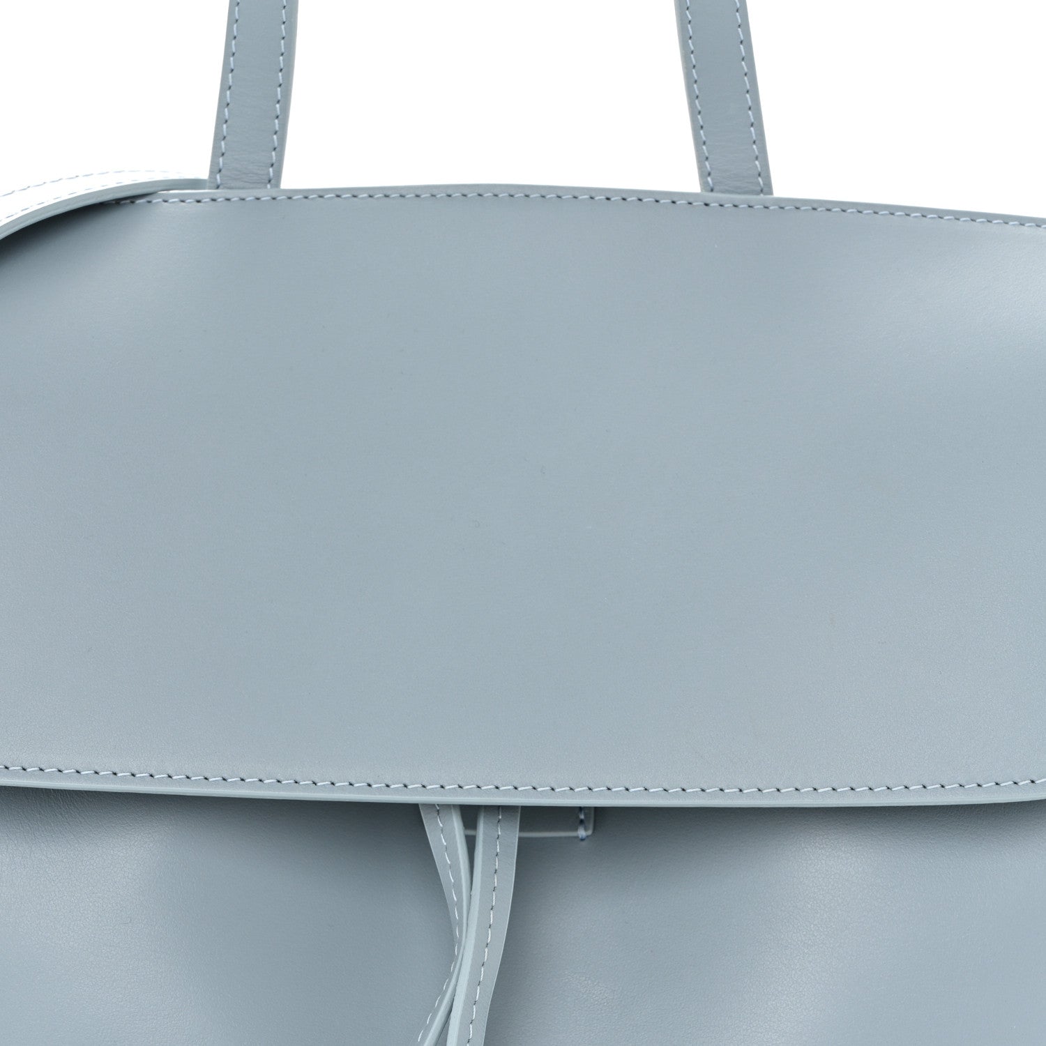 Mansur Gavriel Calfskin Mini Lady Bag Grey Blue 8 of 13