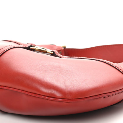 Gucci Calfskin GG Reins Hobo Red 9 of 10