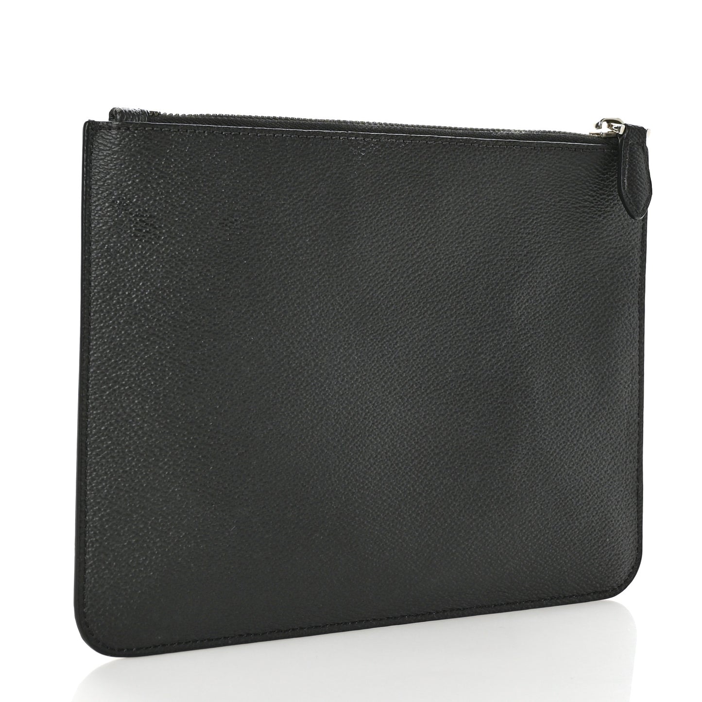Coated Canvas Monkey Brother Print Large Zip Pouch Black