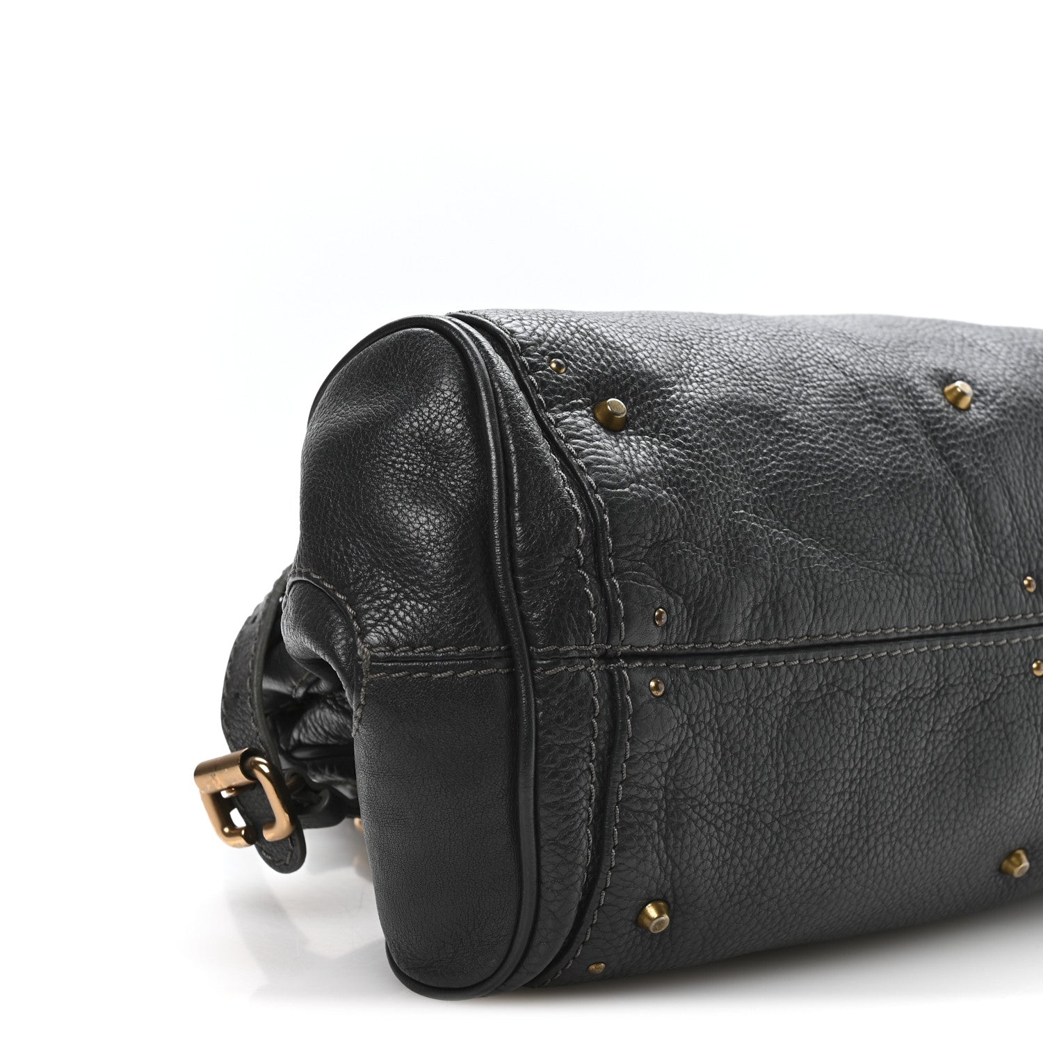 Chloe Calfskin Medium Paddington Satchel Bleu Nuit 9 of 10