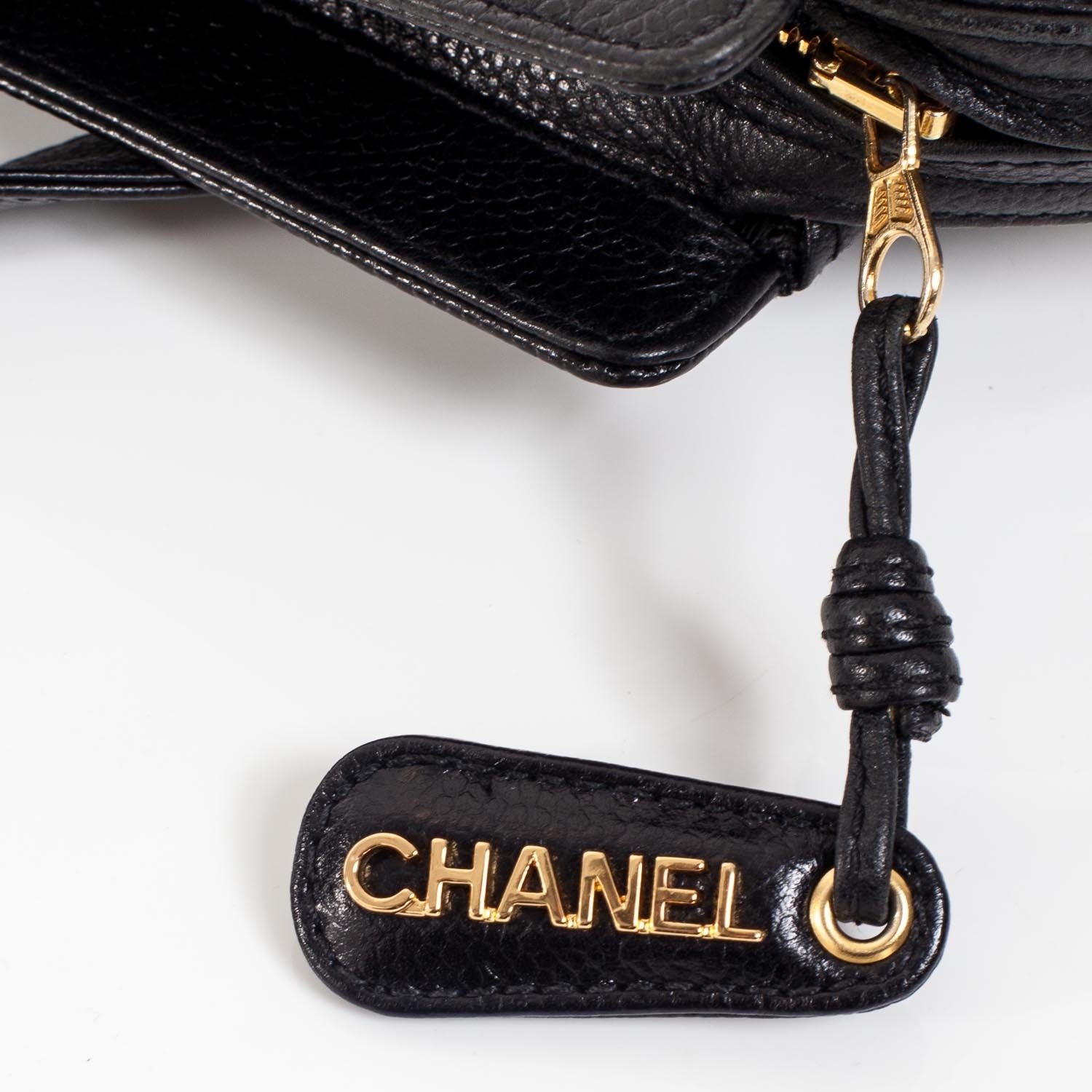 Chanel Caviar Shoulder Bag Black GHW 9 of 10
