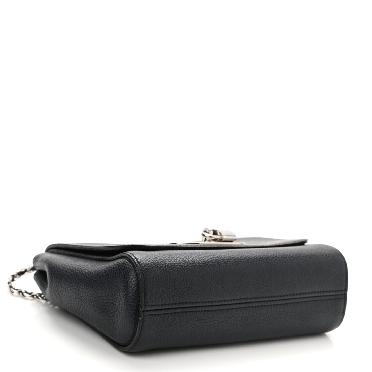 Small Classic Grain Small Lily Flap Midnight Blue