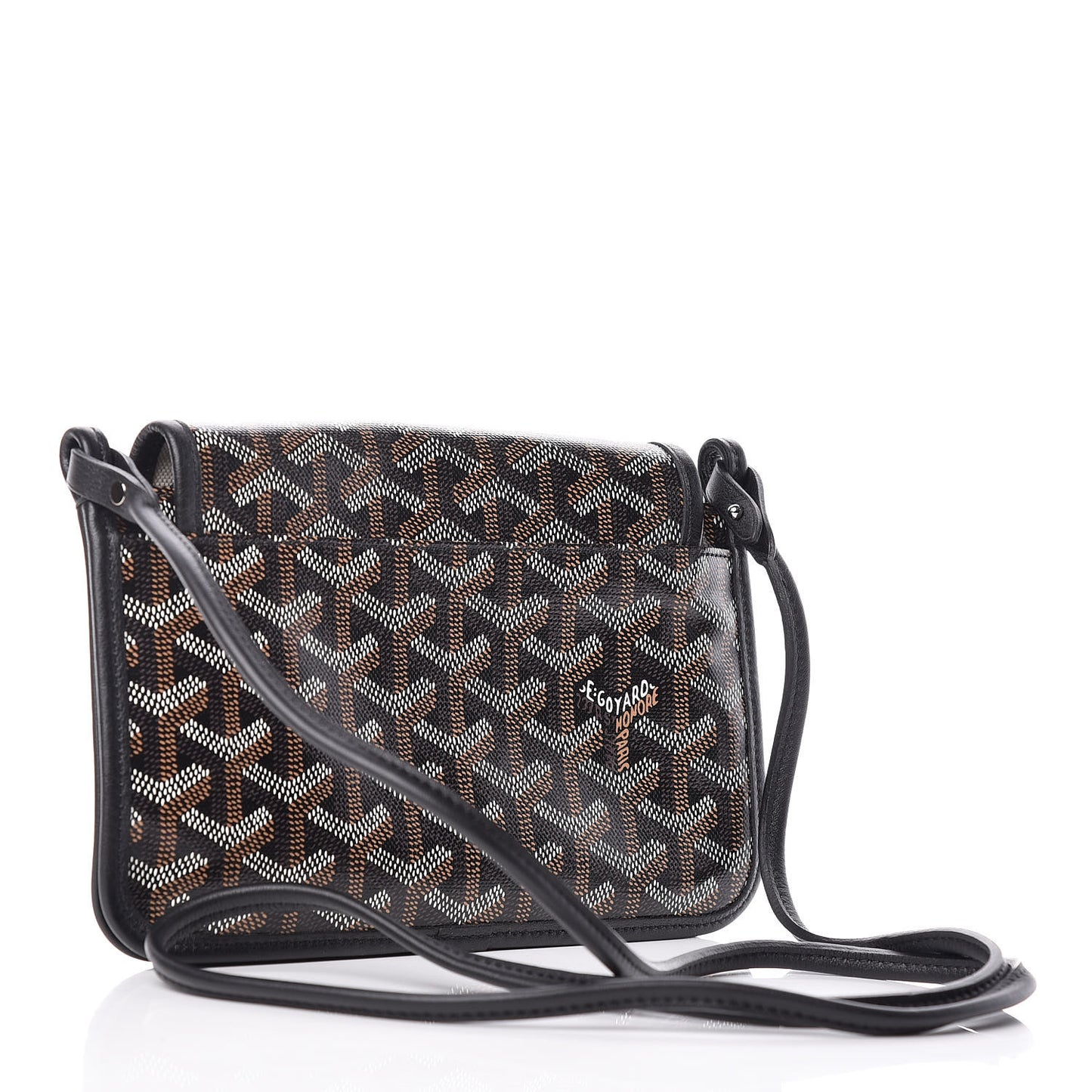 Goyardine Plumet Wallet Clutch Black