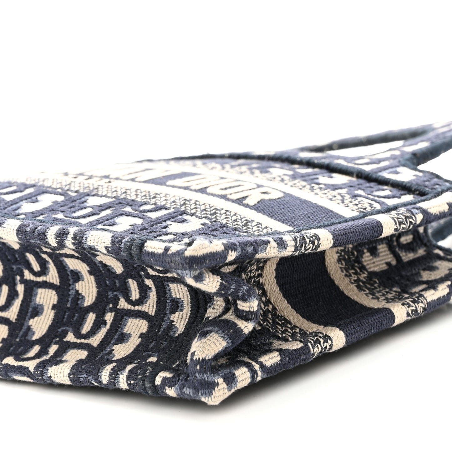 Oblique Mini Book Tote Blue Multicolor