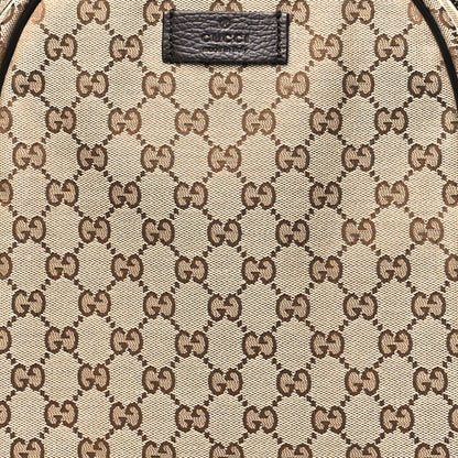 Gucci Monogram Travel Backpack Dark Brown 9 of 11