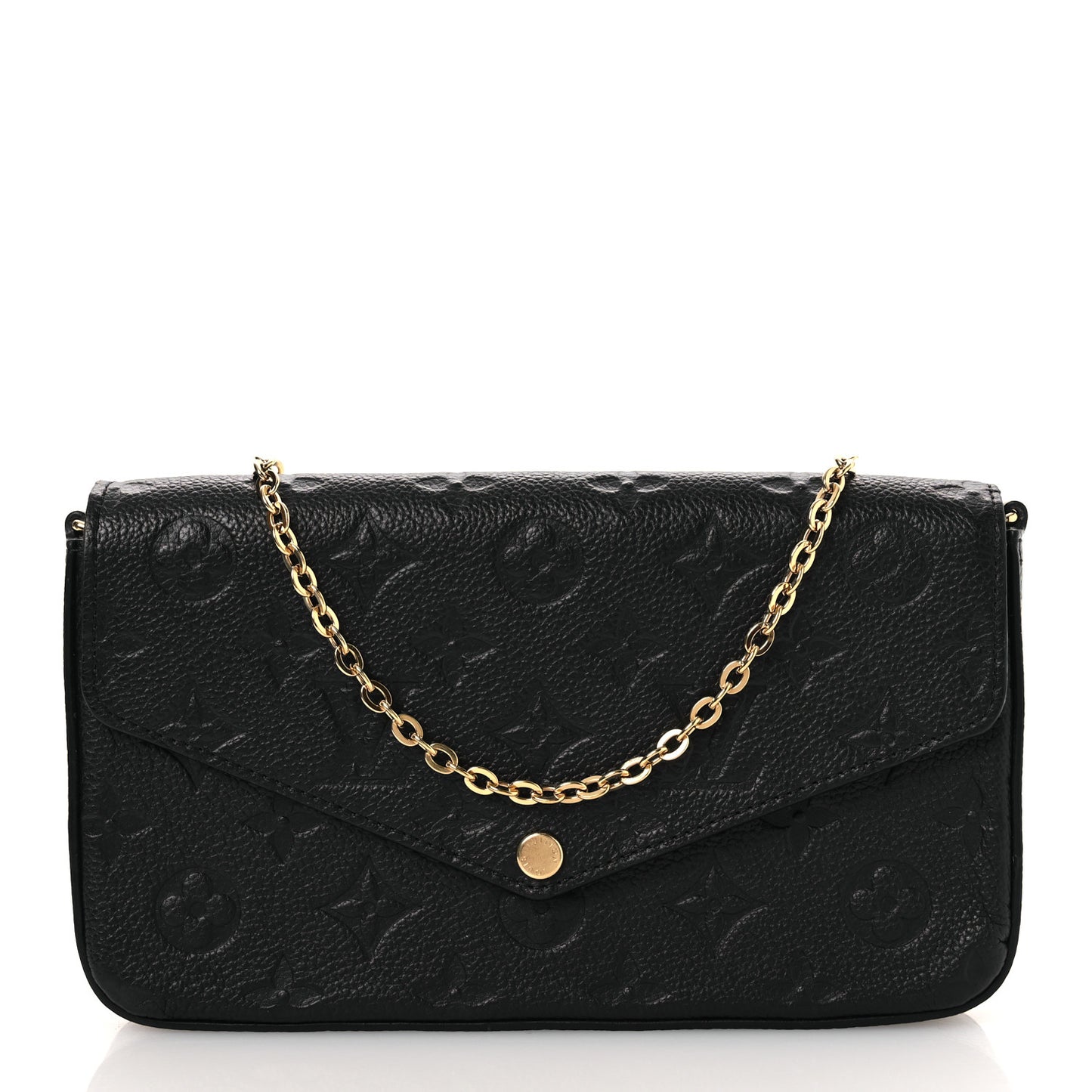 Empreinte Pochette Felicie Chain Wallet Black