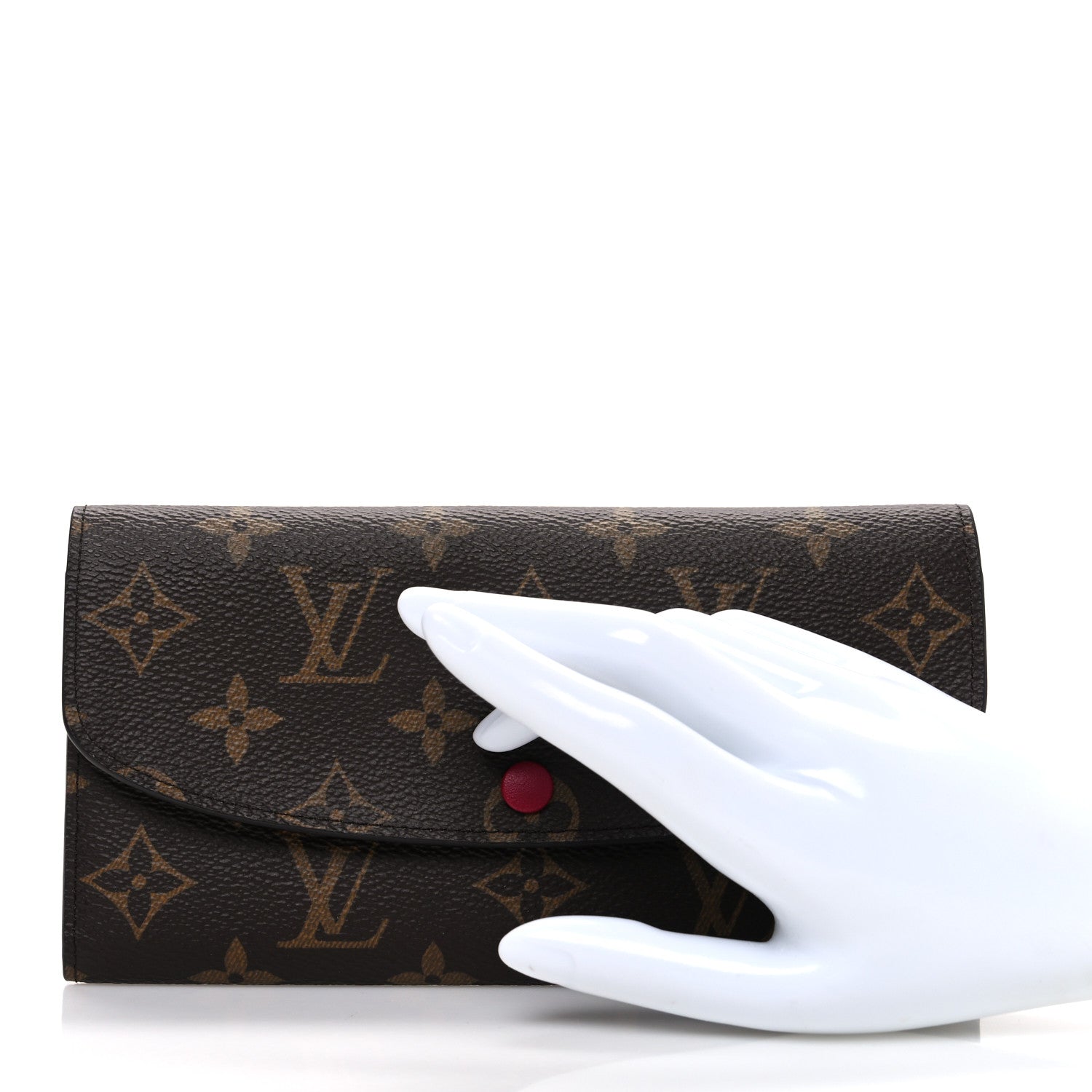 Louis Vuitton Monogram Emilie Wallet Fuchsia 2 of 6