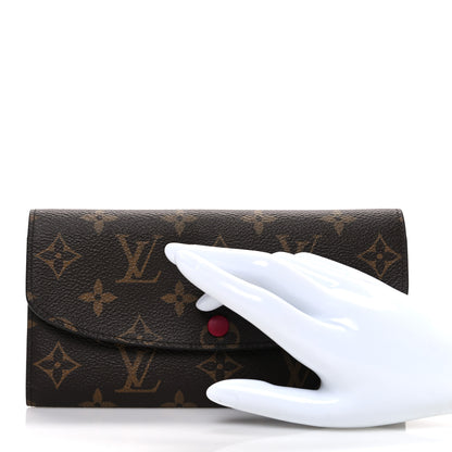 Louis Vuitton Monogram Emilie Wallet Fuchsia 2 of 6
