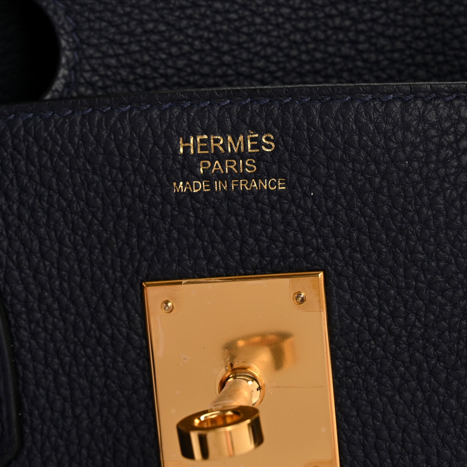 Hermes Togo Birkin 30 Bleu Nuit 6 of 12