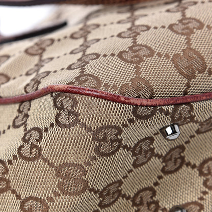 Gucci Monogram Medium Tote Red 11 of 13