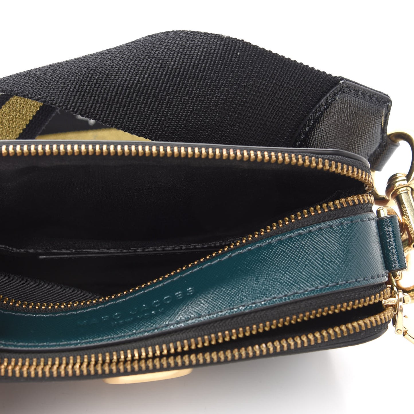 Saffiano Small Snapshot Camera Bag Black Multi