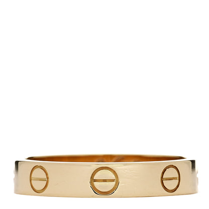 Cartier 18K Yellow Gold 3.5mm LOVE Wedding Band Ring 54 6.75 1 of 5