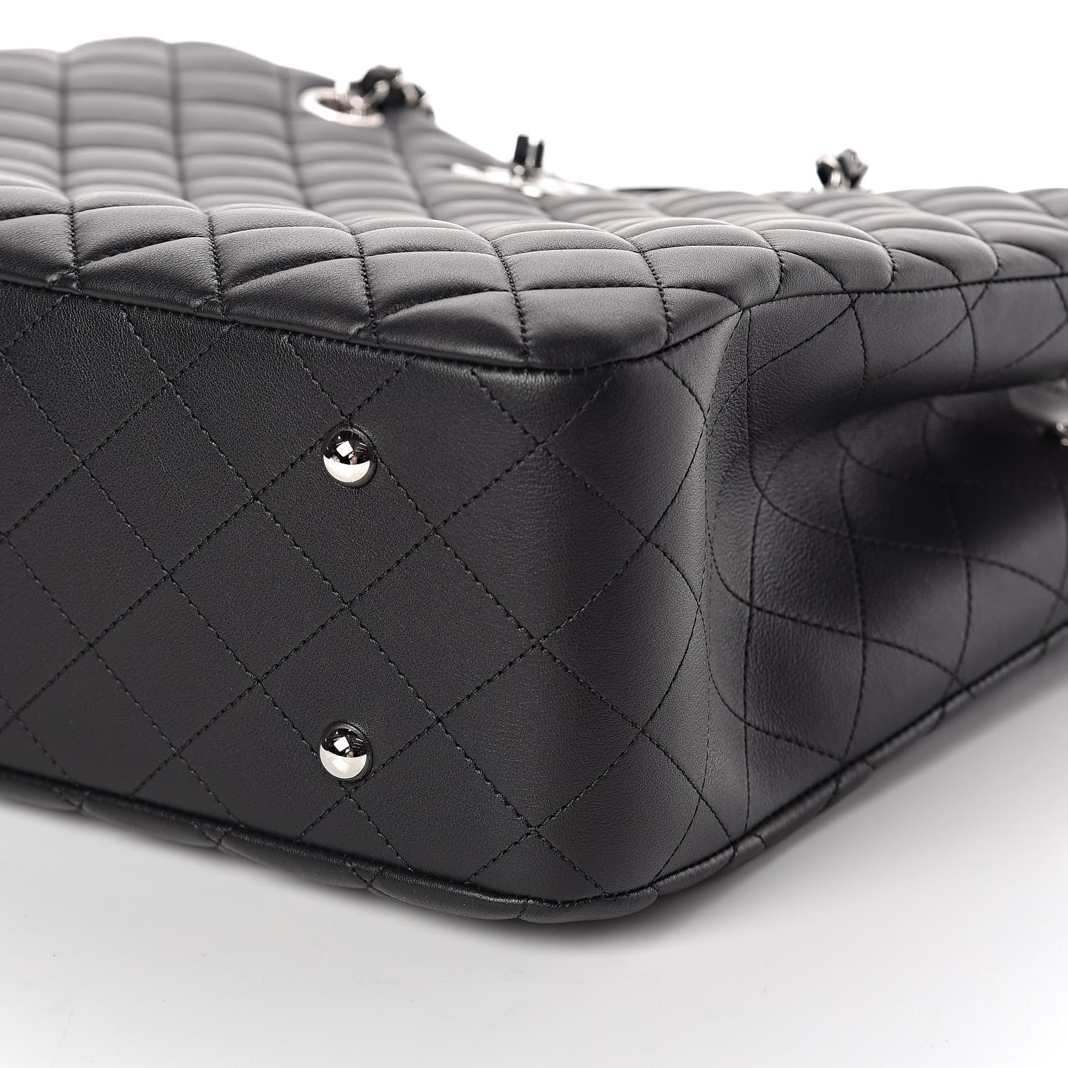 Chanel Calfskin Large Classic Shopping Tote Black 9 of 10