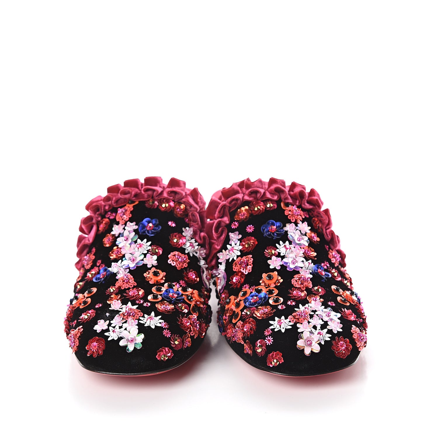 Velvet Glitter Babouchkaflor 35 Mule 38 Pink