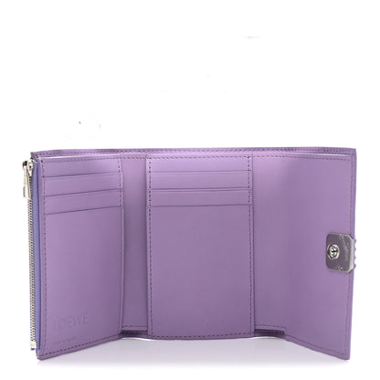 Loewe Pebble Grain Calfskin Anagram Small Vertical Wallet Light Mauve 5 of 8