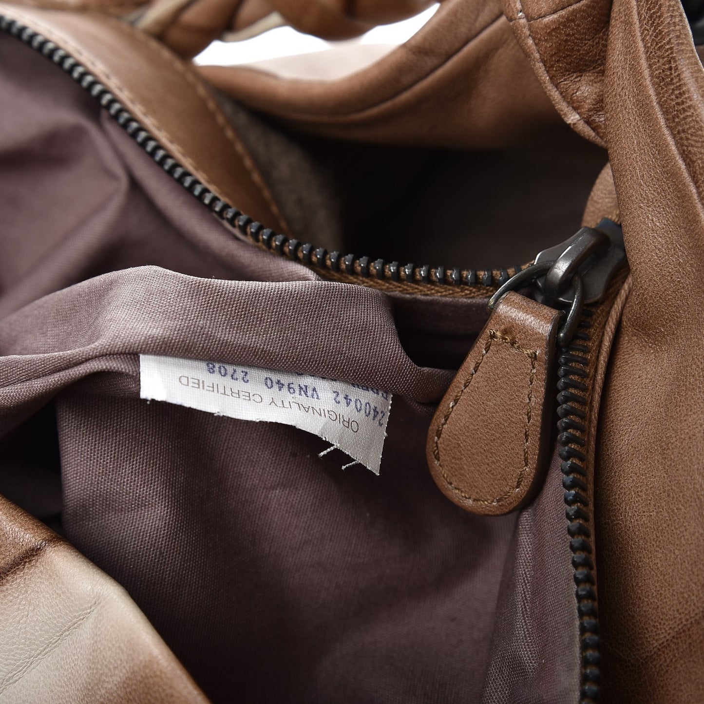 Intrecciato Nappa Aquilone Fortune Cookie Hobo Cigar