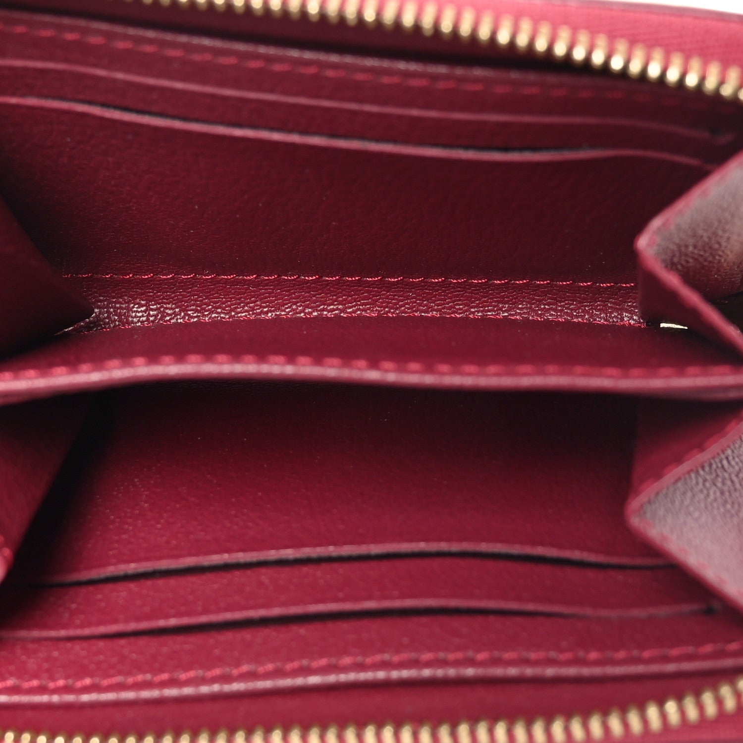 Louis Vuitton Ostrich Zippy Coin Purse Magenta 5 of 6