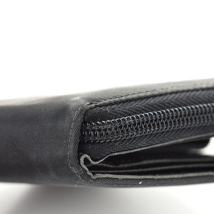 Prada Tessuto Nylon Compact Zip Around Wallet Black 11 of 13