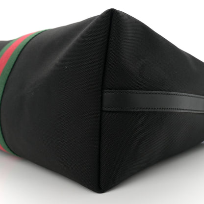 Gucci Techno Canvas Web Duffle Black 10 of 10