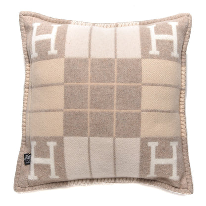 Hermes Wool Cashmere Avalon III Pillow PM Coco Camomille 1 of 5