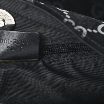 Gucci Suede Monogram Hobo Black 7 of 15