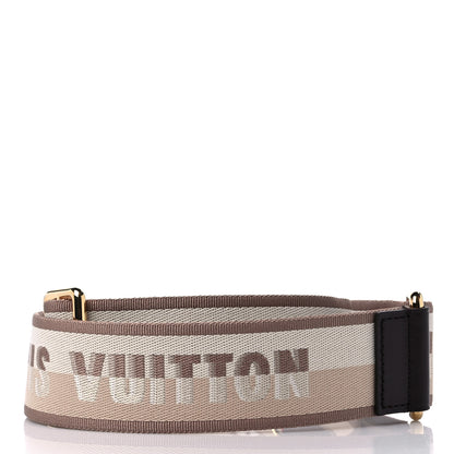 Louis Vuitton Jacquard Speedy Bandouliere 20 Shoulder Strap Beige Brown 2 of 3