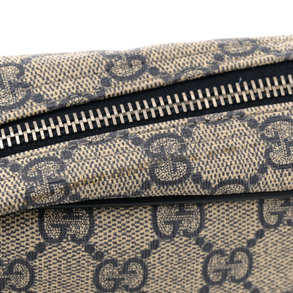 Gucci GG Plus Monogram Selleria Calfskin Medium Messenger Bag Beige Blue 13 of 16