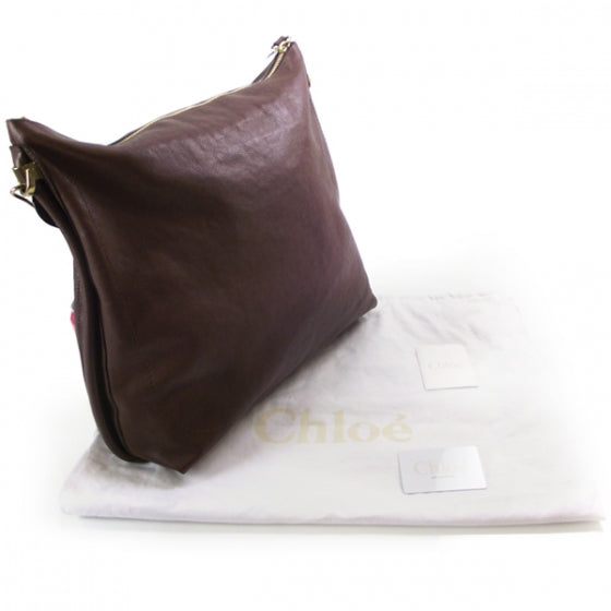 Leather Paraty Hobo Chocolate