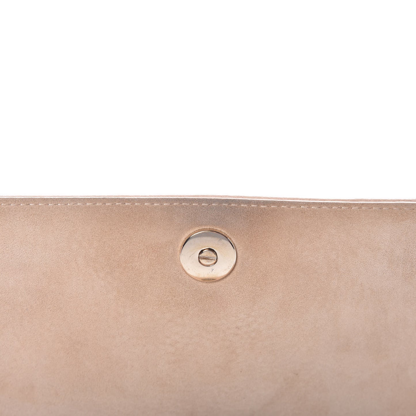 Grained Calfskin Diorama Wallet on Chain Pouch Nude