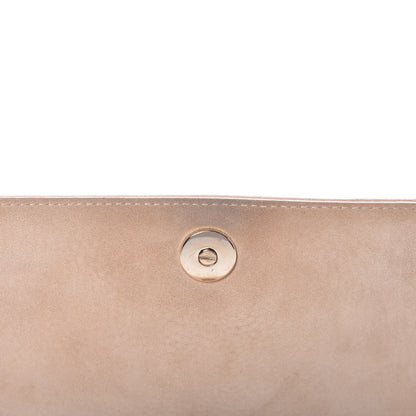 Christian Dior Grained Calfskin Diorama Wallet on Chain Pouch Nude 11 of 17