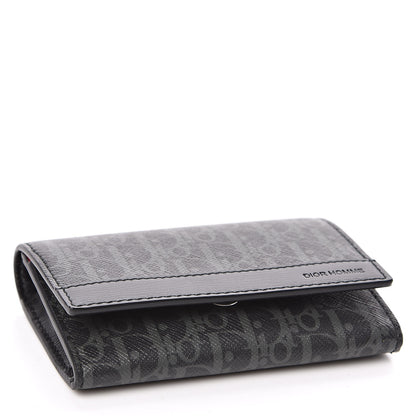 Christian Dior Homme Monogram Porte Cartes De Visite Grise 4 of 8