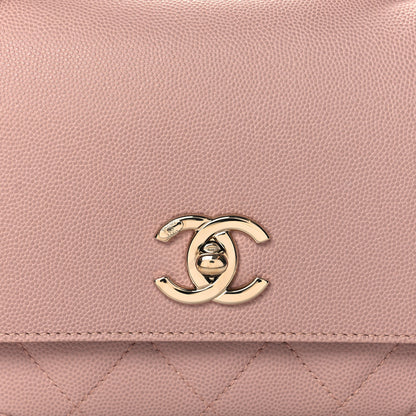 Chanel Caviar Quilted Small Business Affinity Flap Light Pink 8 of 10
