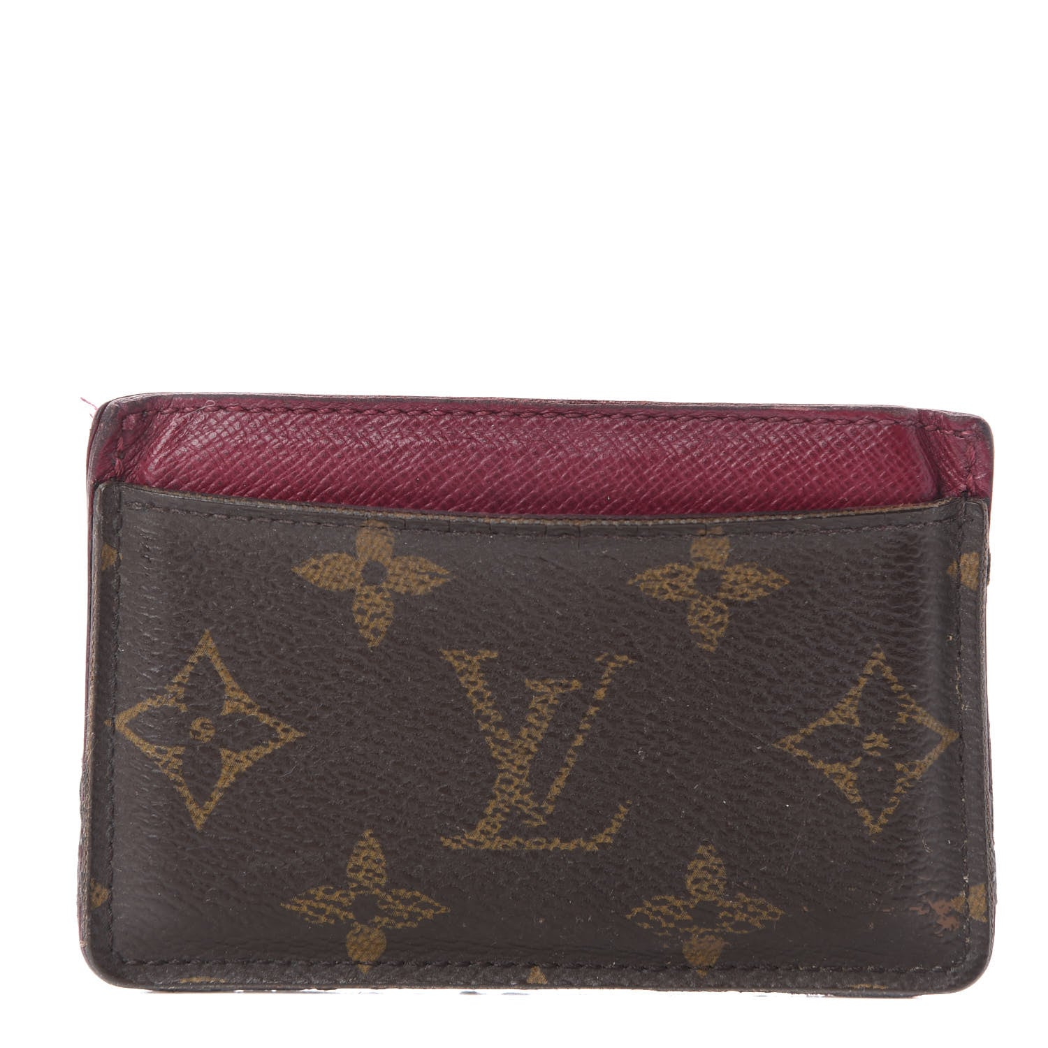 Louis Vuitton Monogram Card Holder Fuchsia 1 of 9