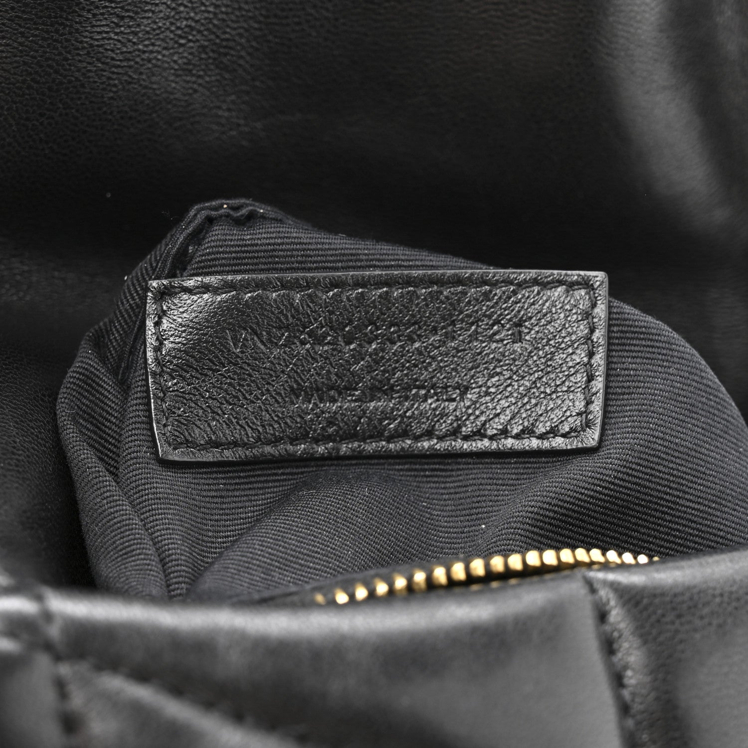 Saint Laurent Lambskin Quilted Toy Loulou Puffer Monogram Chain Satchel Black 7 of 15