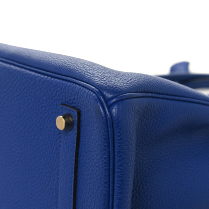 Hermes Togo BIRKIN 35 Bleu Electrique 12 of 13