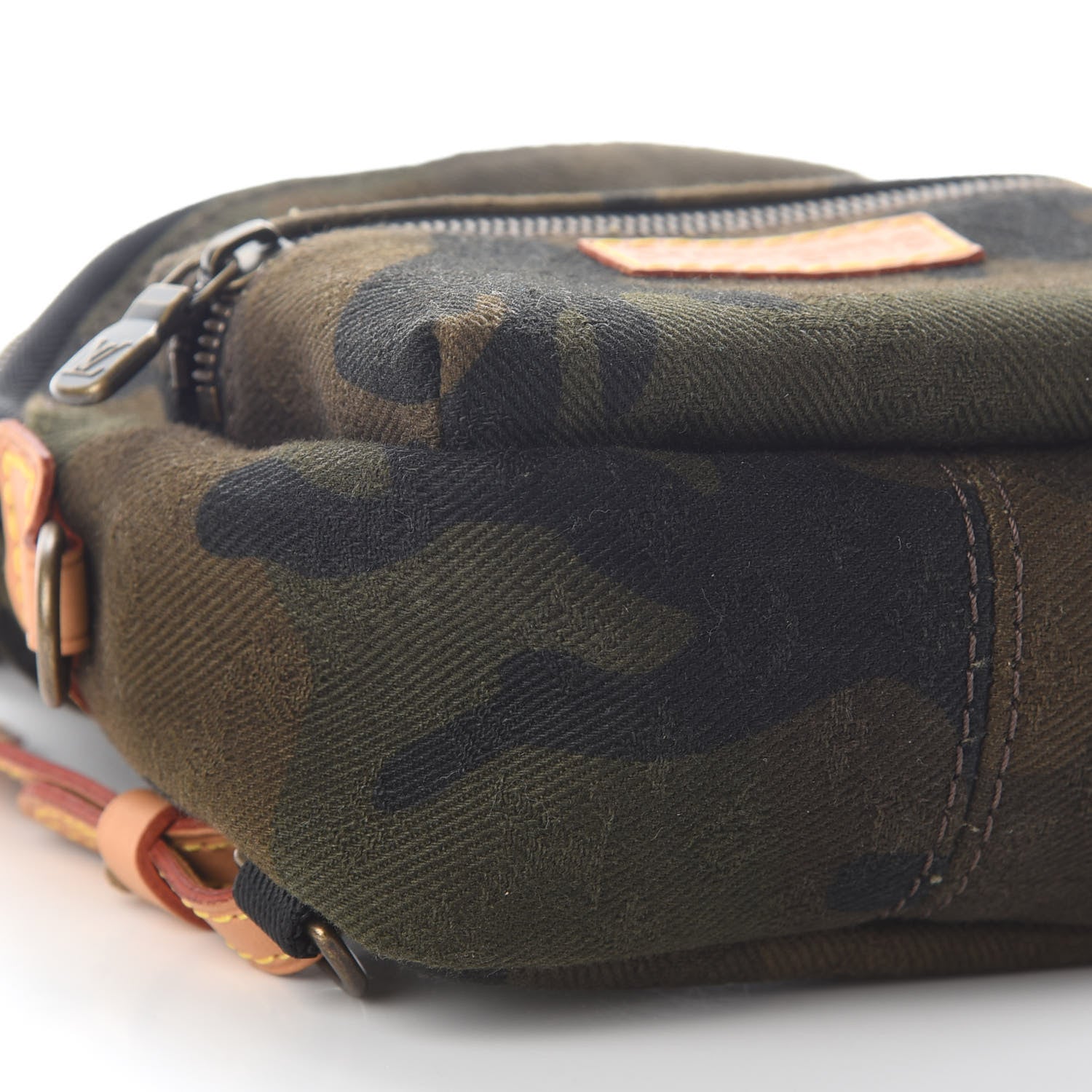 Louis Vuitton X SUPREME Camouflage Nano Apollo Backpack Bag Charm 8 of 9