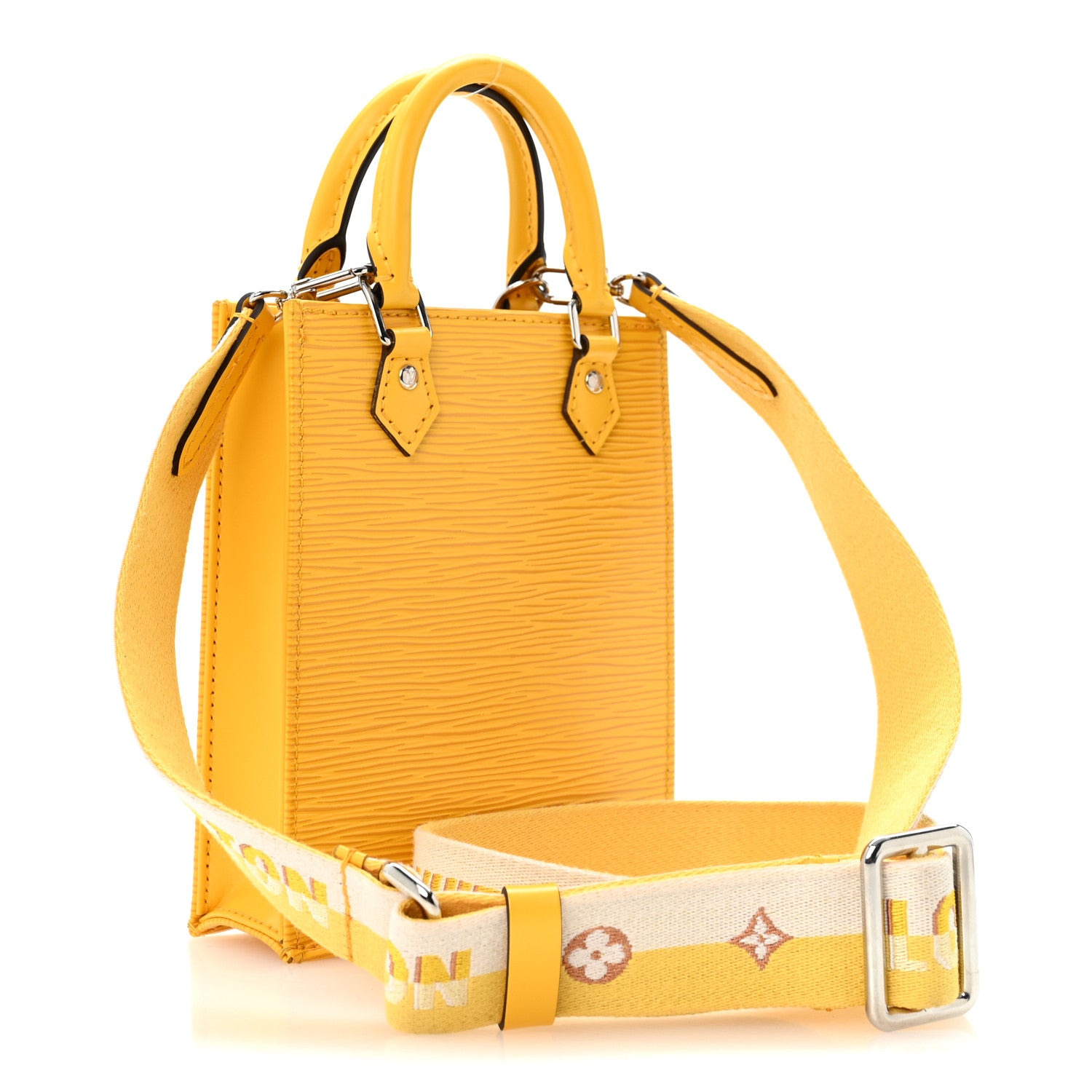 Louis Vuitton Epi Jacquard Petit Sac Plat Sunflower 2 of 10