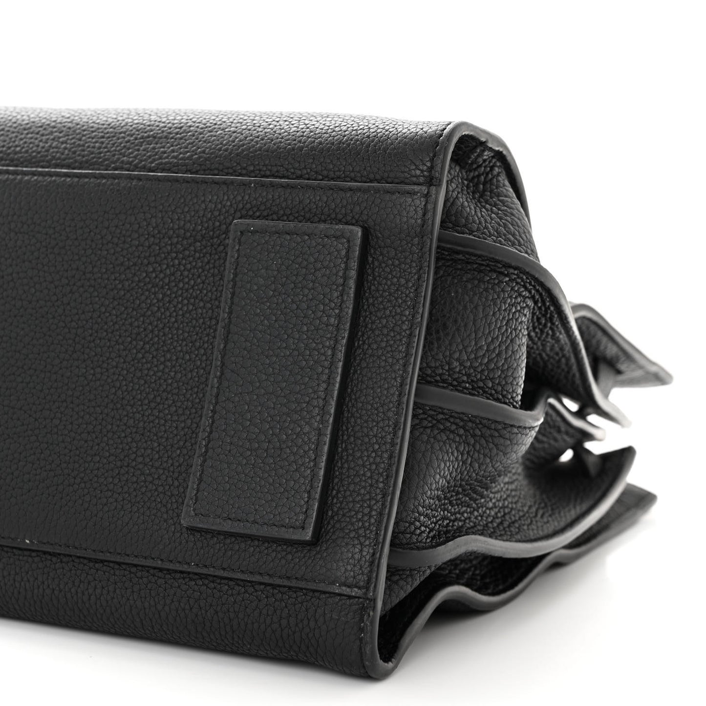 Grained Calfskin Small Supple Sac De Jour Black