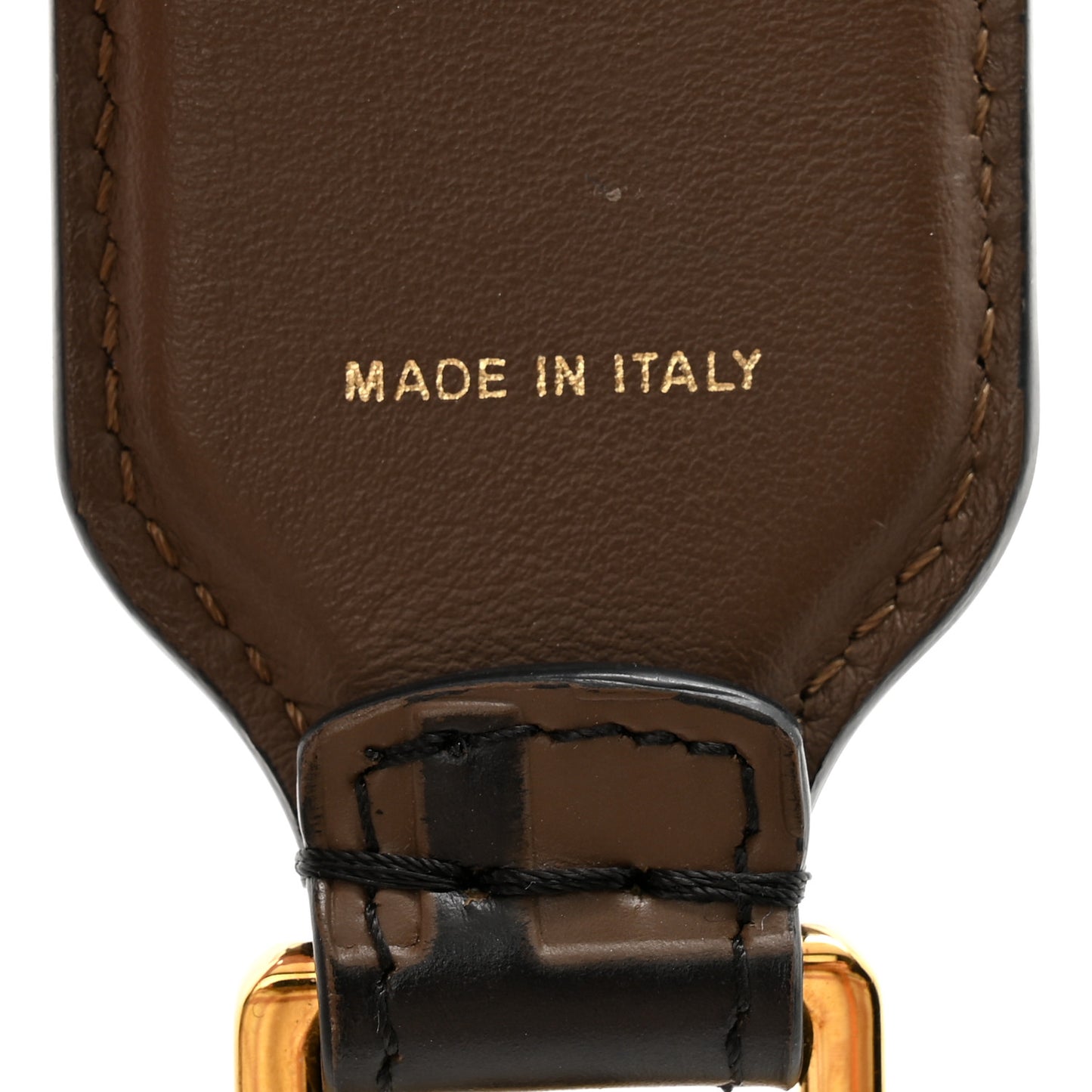 Vitello Century Bi-Color FF 1974 Embossed Strap You Maya Black