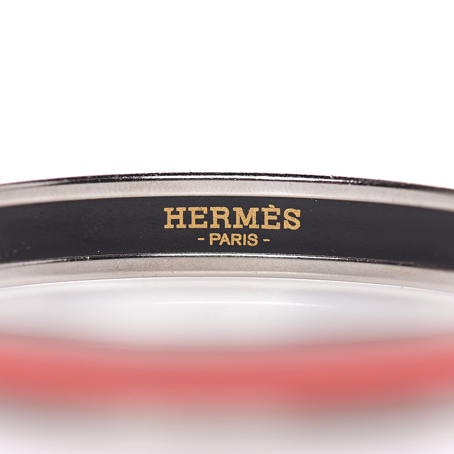 Hermes Enamel Printed Narrow Bracelet 65 3 of 5