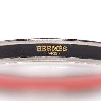 Hermes Enamel Printed Narrow Bracelet 65 3 of 5