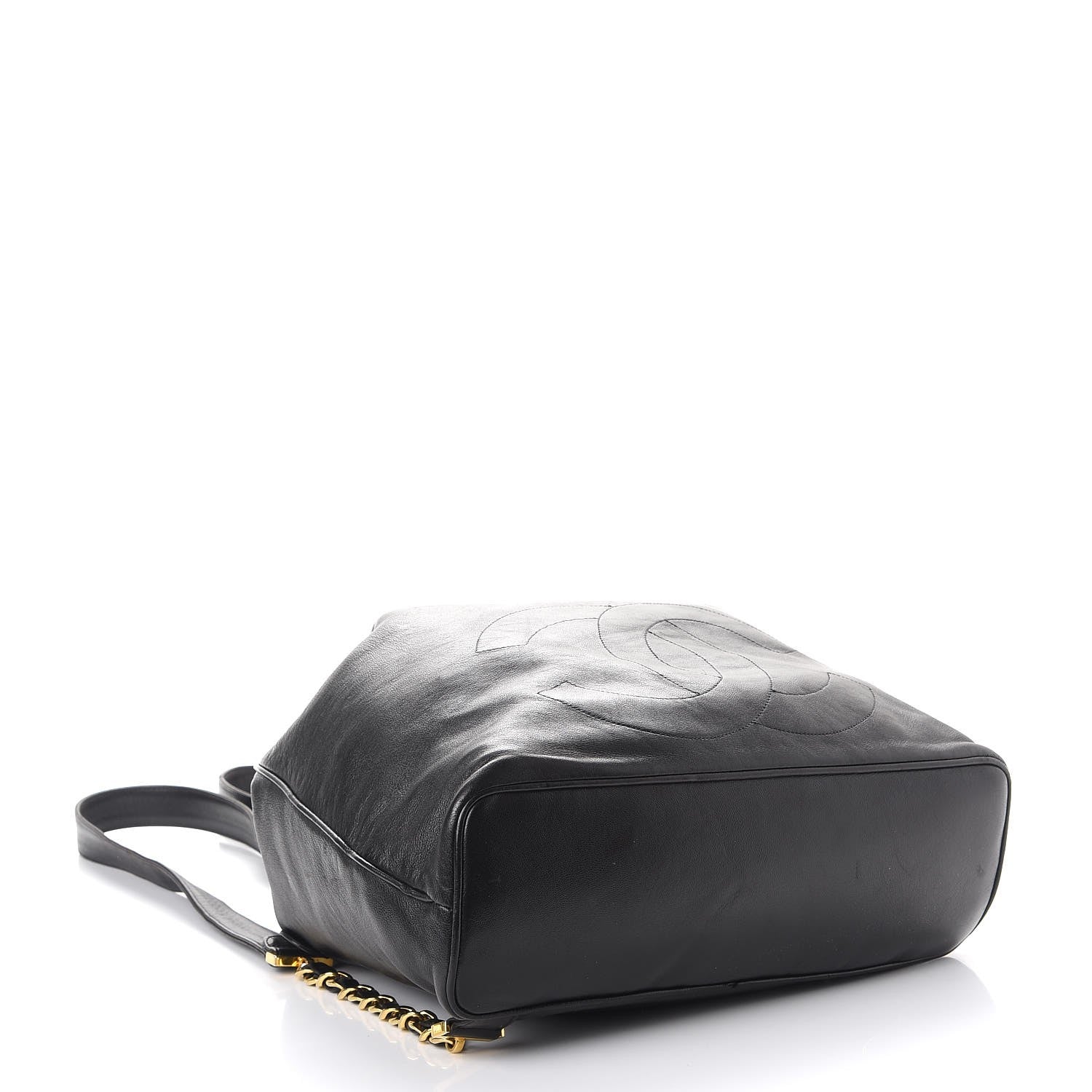 Chanel Lambskin CC Drawstring Backpack Black 5 of 15