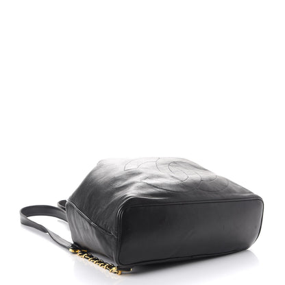 Chanel Lambskin CC Drawstring Backpack Black 5 of 15