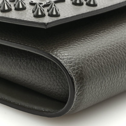 Christian Louboutin Calfskin Spikes Loubinthesky Paloma Wallet On Chain Rocket 7 of 8