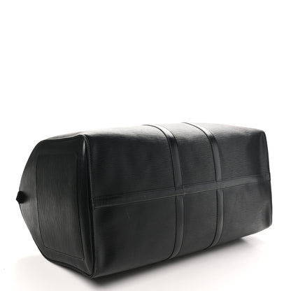 Louis Vuitton Epi Keepall 55 Black 3 of 11
