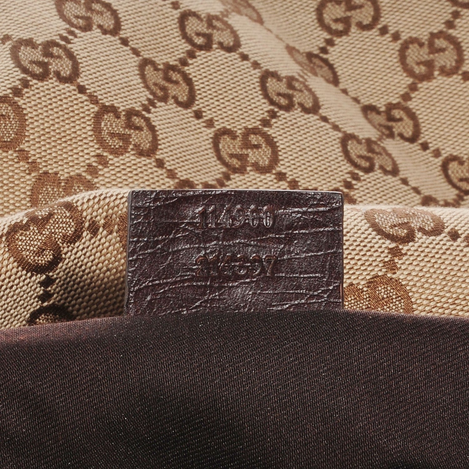 Gucci Monogram Large Horsebit Chain Hobo Dark Brown 6 of 7